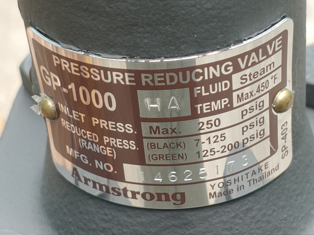 Armstrong GP-1000 Pressure Reducing 1