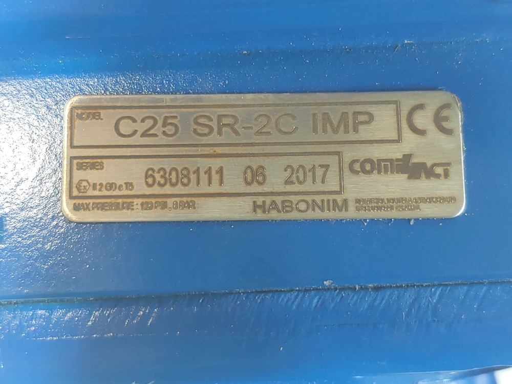 Habonim Compact Pneumatic Actuator C25 SR-2C IMP