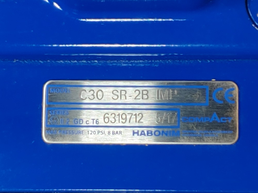Habonim Compact Pneumatic Actuator C30 SR-2B IMP