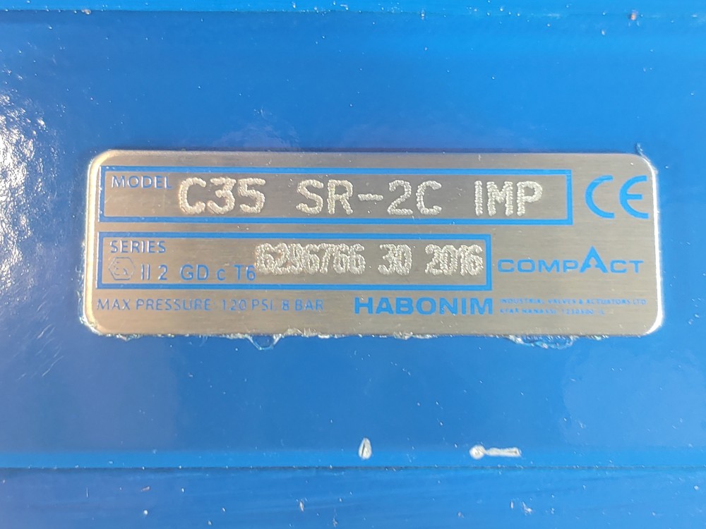 Habonim Compact Pneumatic Actuator C35 SR-2C IMP