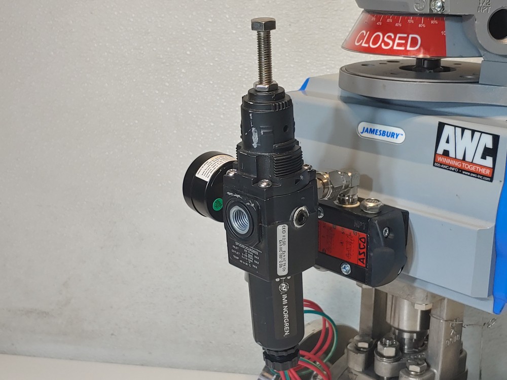 Jamesbury 2" 150# Actuated Flanged 2-PC Ball Valve Series 9000 2915 0313600XT2C  