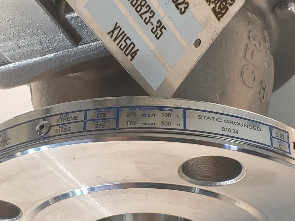 Jamesbury 2" 150# Actuated Flanged 2-PC Ball Valve Series 9000 2915 0313600XT2C  