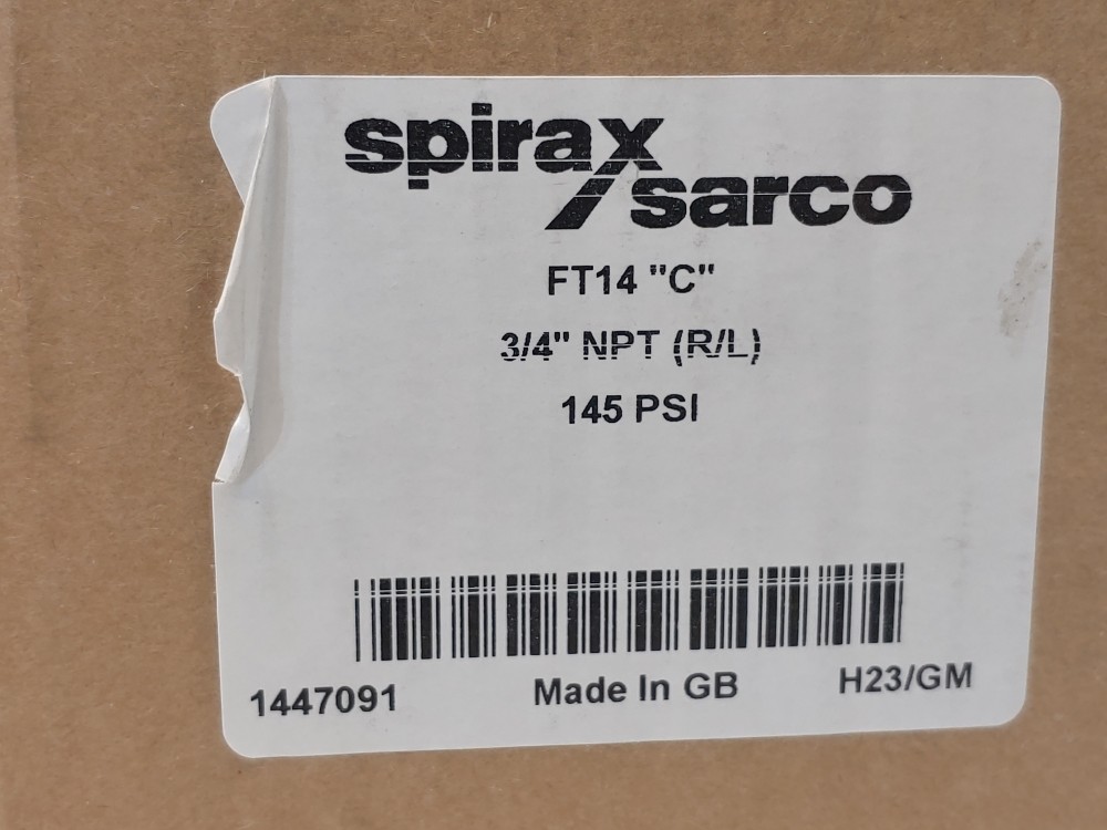 Spirax Sarco 3/4" NPT FT14-10 Float & Thermostatic Steam Trap 
