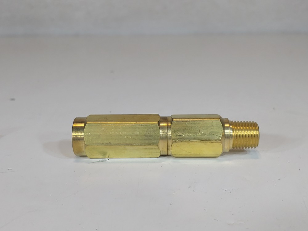 Lot of (3) One Ray 1/4” Pipe Brass Pressure Snubber 010B