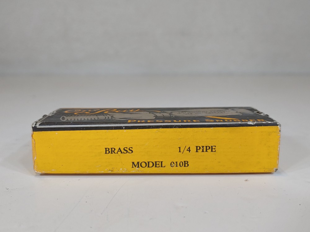 Lot of (3) One Ray 1/4” Pipe Brass Pressure Snubber 010B
