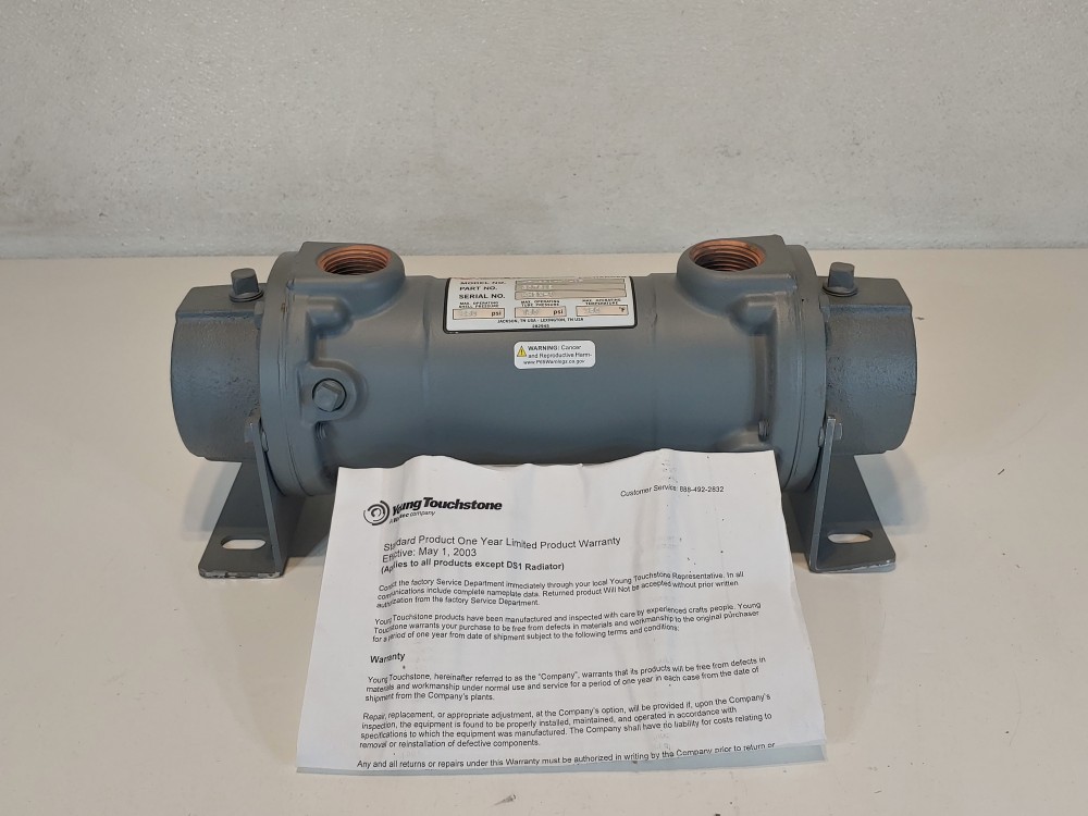 Young Touchstone Fixed Bundle Heat Exchanger HF-301-HV-1P
