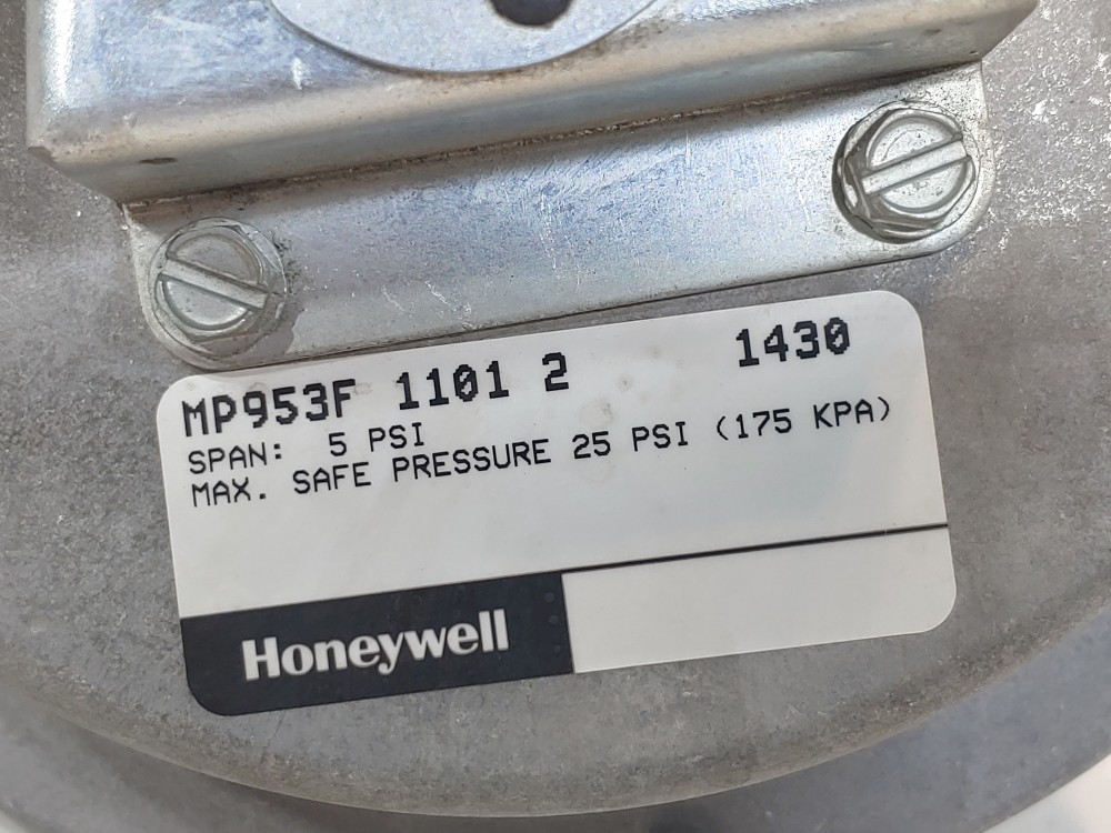 Honeywell MP953F-1101 Pneumatic Valve Actuator