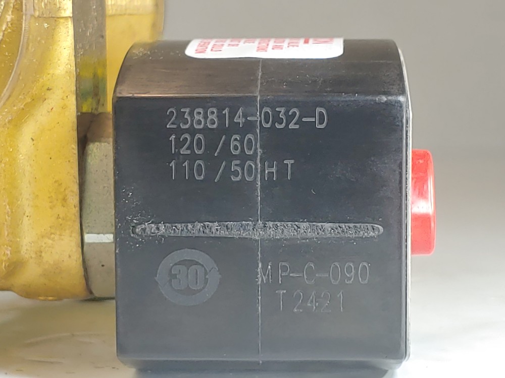 Asco 4-Way Poppet Solenoid Valve  EFHT8003G1 / EFHT8344G072V