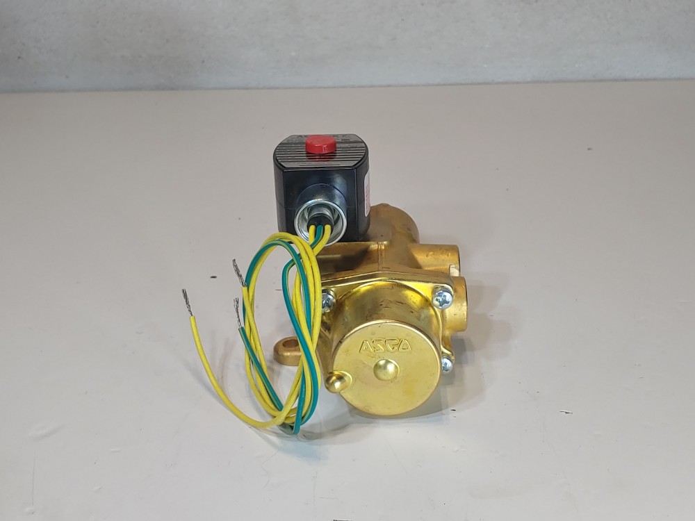 Asco 4-Way Poppet Solenoid Valve  EFHT8003G1 / EFHT8344G072V