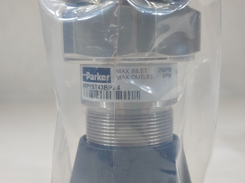 Parker ABP1ST43BPX4  Veriflo Back Pressure Regulator