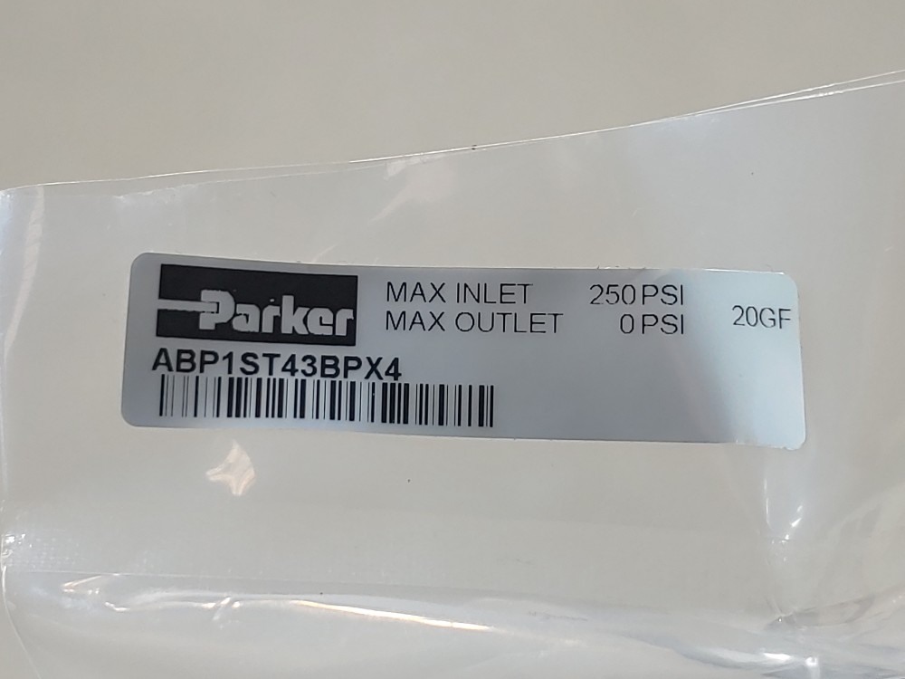 Parker ABP1ST43BPX4  Veriflo Back Pressure Regulator