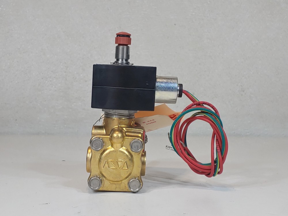Asco 3-Way 1/4" NPT 24DC Low Power Solenoid Valve EF8314H301 & EF8003H304