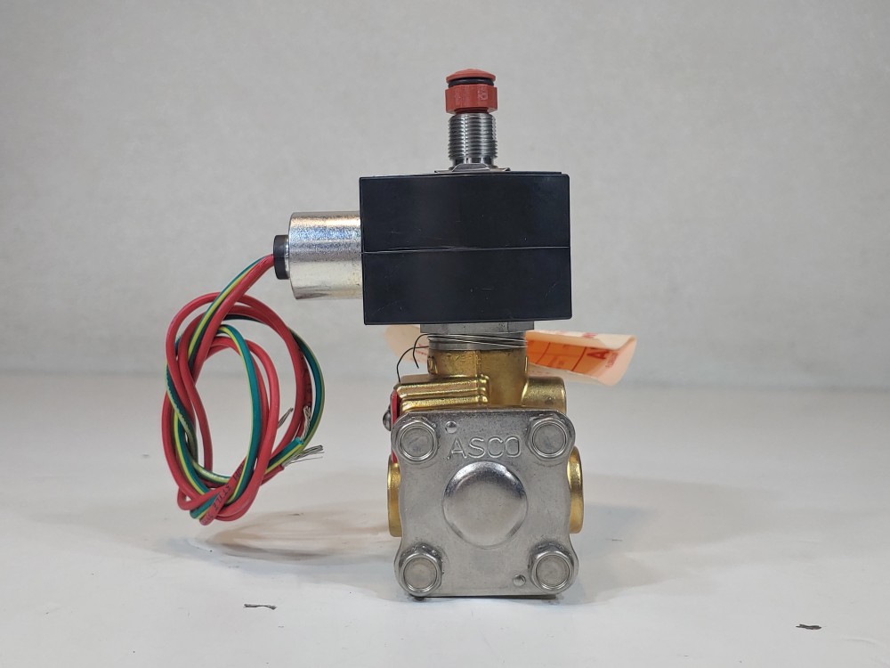 Asco 3-Way 1/4" NPT 24DC Low Power Solenoid Valve EF8314H301 & EF8003H304