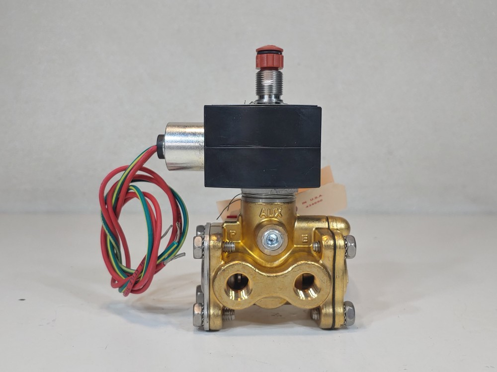 Asco 3-Way 1/4" NPT 24DC Low Power Solenoid Valve EF8314H301 & EF8003H304