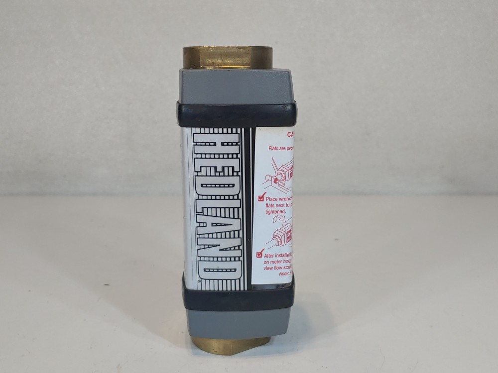 Hedland (Badger) H7550B-050 Brass Flow Meter For Water 1NPT, 5 to 50 GPM