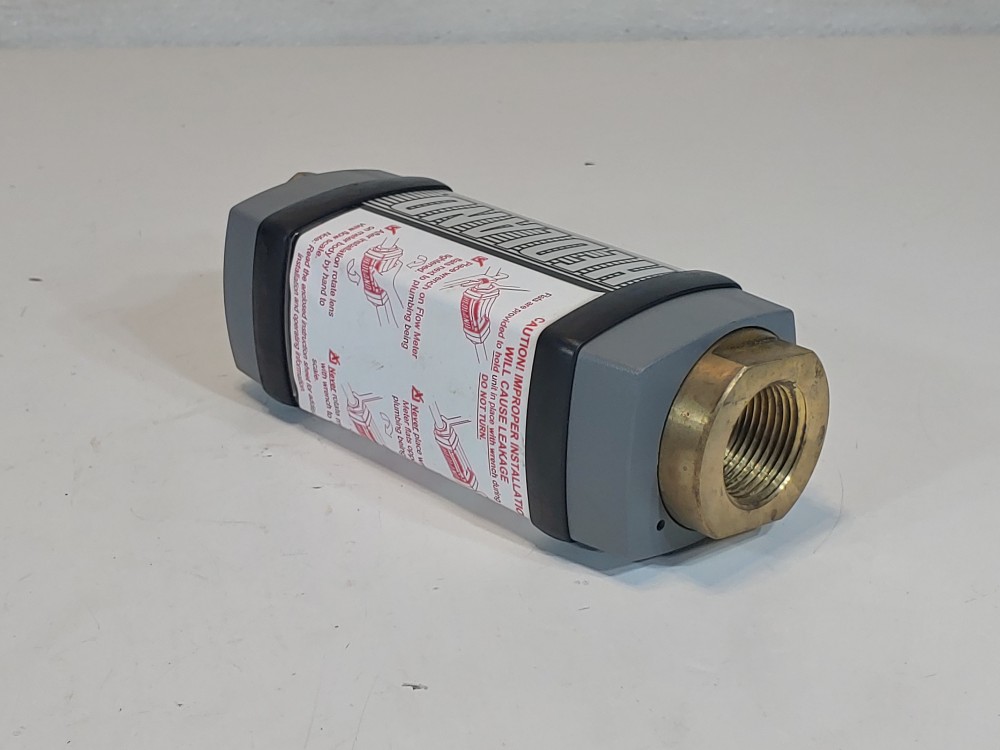 Hedland (Badger) H7550B-050 Brass Flow Meter For Water 1NPT, 5 to 50 GPM