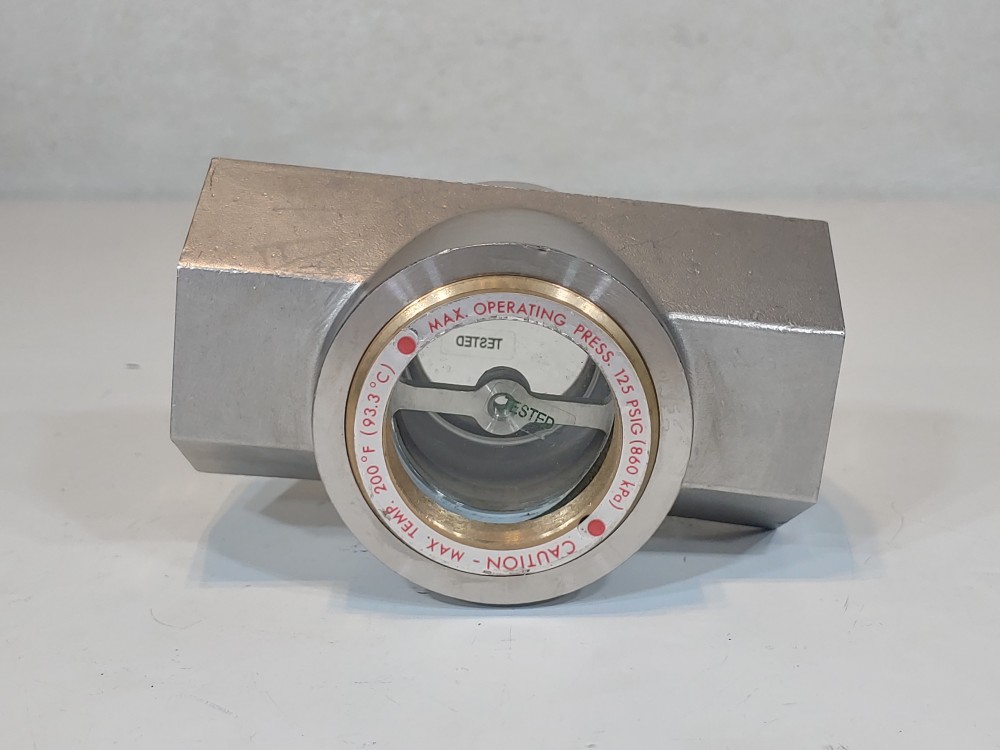 W.E. Anderson Midwest Plain Sight Flow Indicator SFI-350SS-1-G1