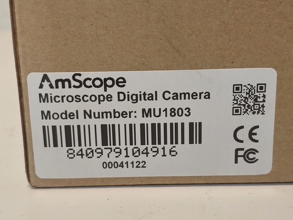 AmScope MU1803 Microscope Digital Camera w/ Reduction Lens