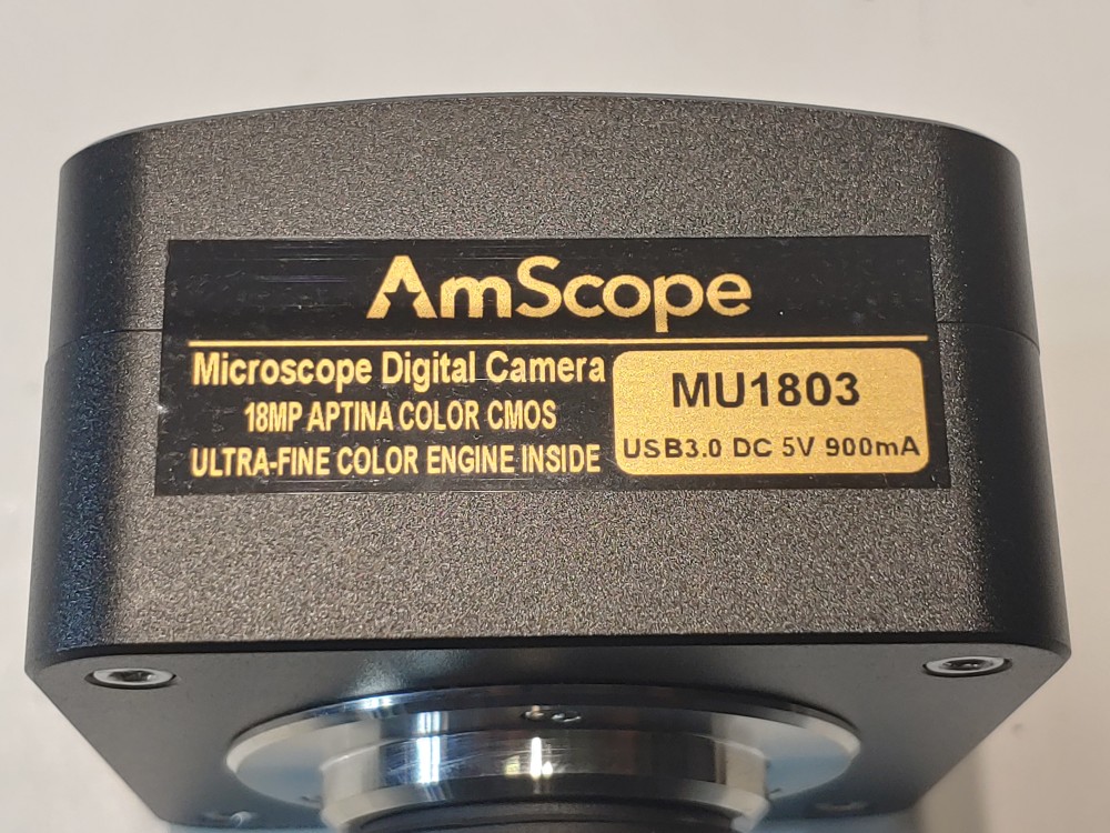 AmScope MU1803 Microscope Digital Camera w/ Reduction Lens