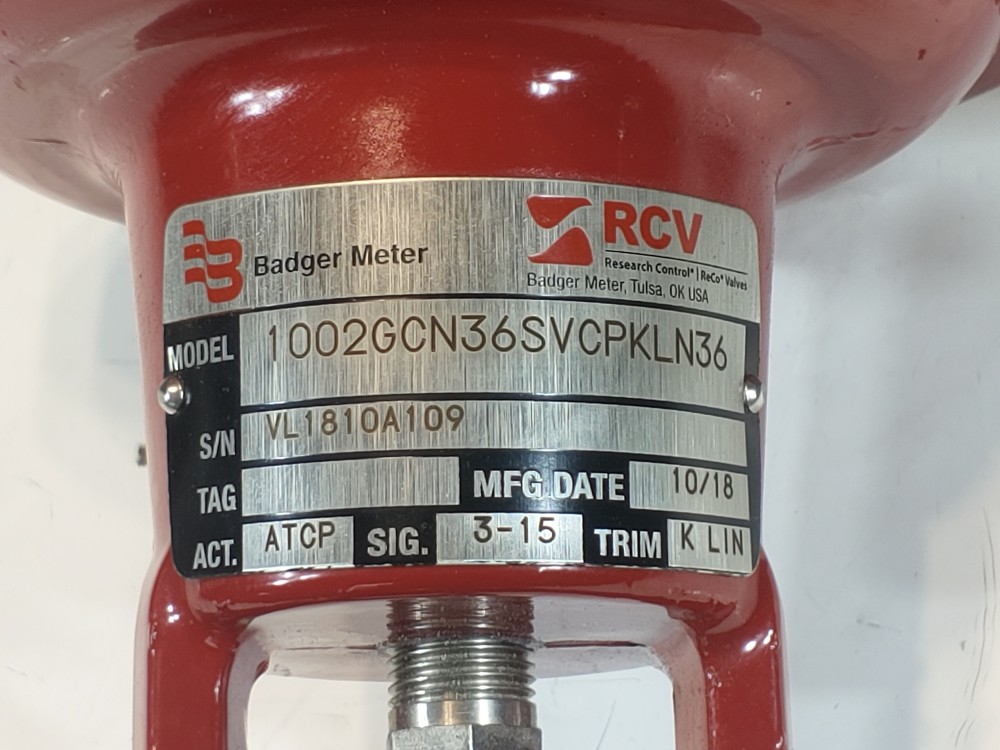 Badger Meter Valve Actuator Badger Meter Type: LDA / Model#: 3