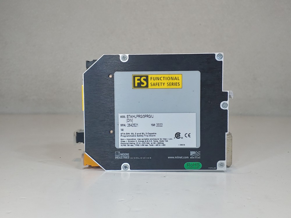 Moore Industries FS Series Programmable Safety Trip Alarm STA/HLPRG ...