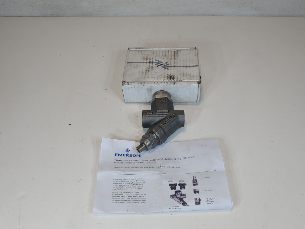 Emerson Yarway 1/2" FNPT 600# Steam Trap 751-5 / 761-5