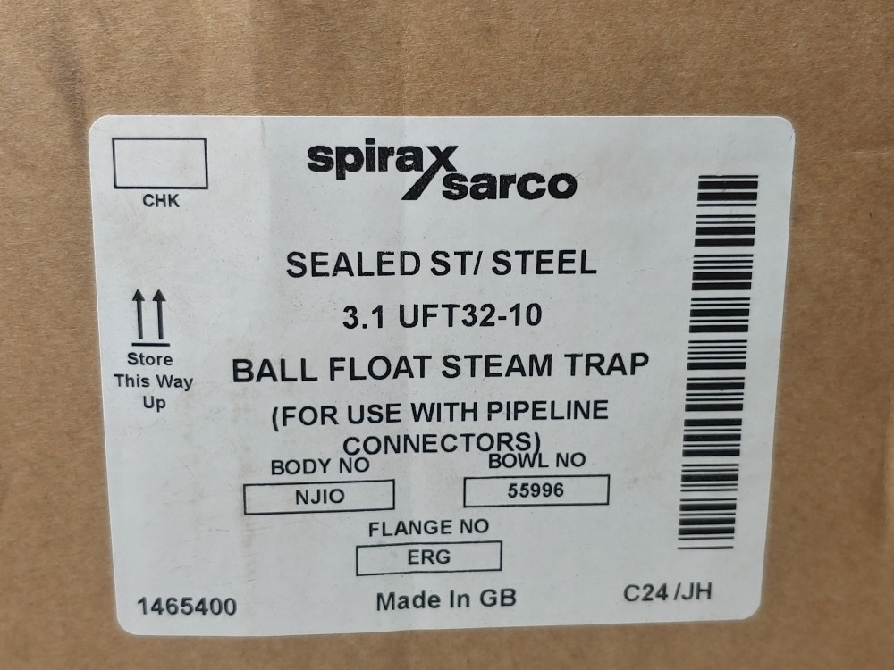 Spirax Sarco 1465400 UFT32-10 Universal Float & Thermostatic Steam Trap