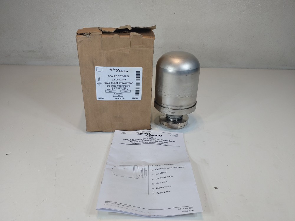 Spirax Sarco 1465400 UFT32-10 Universal Float & Thermostatic Steam Trap