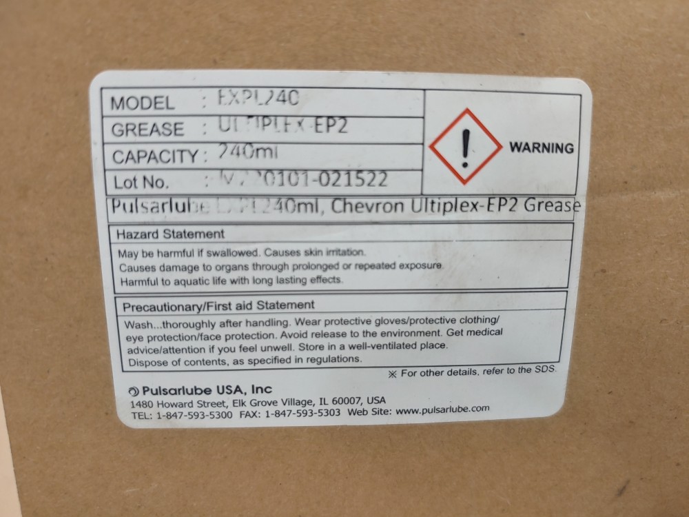 Pulsarlube Automatic Grease Lubricator EXPL240