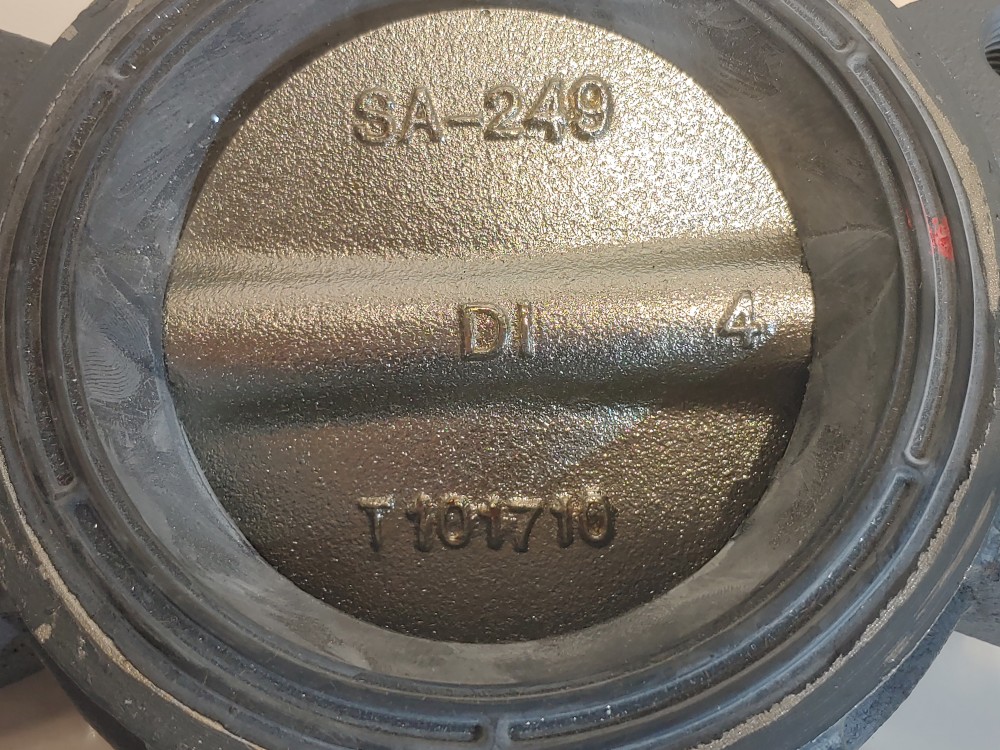 NIBCO 4" Wafer Butterfly Valve LD-3510-4 w/ Operator Gear