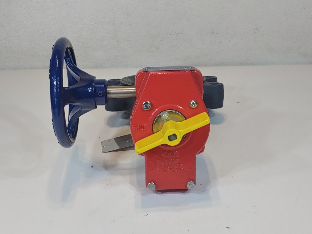 NIBCO 4" Wafer Butterfly Valve LD-3510-4 w/ Operator Gear