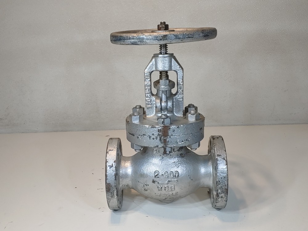 Powell 2" 300# RF 3031P WCB Flanged Globe Valve