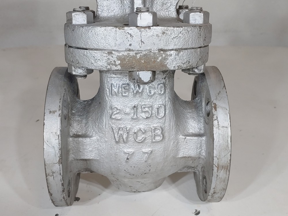 Newco 2" 150# RF WCB Flanged Gate Valve FIG: 11F-CB2