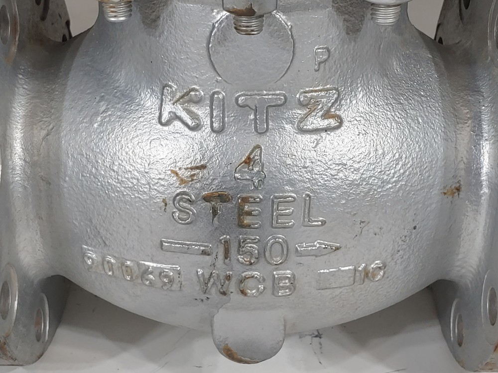 KITZ 4" 150# RF WCB Globe Valve