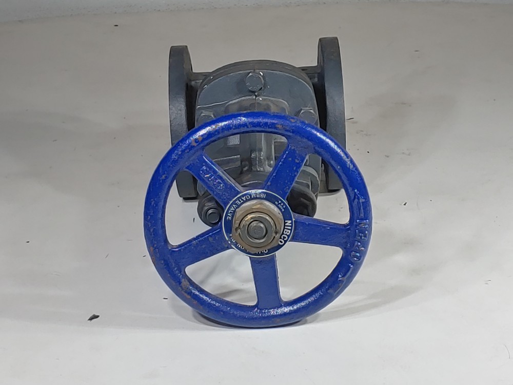 NIBCO 2-1/2" Flanged Full Port 125 SWP 200 WOG IBBM Gate Valve FIG: F-617-0 
