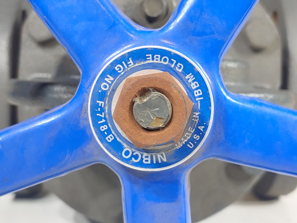 NIBCO 3" Flanged 125 SWP 200 WCG IBBM Globe Valve FIG: 718-B