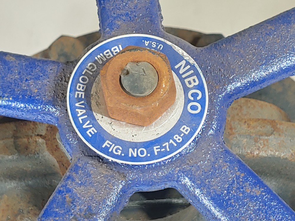 NIBCO 6" Flanged 125 SWP 200 WOG IBBM Globe Valve FIG: F718-B