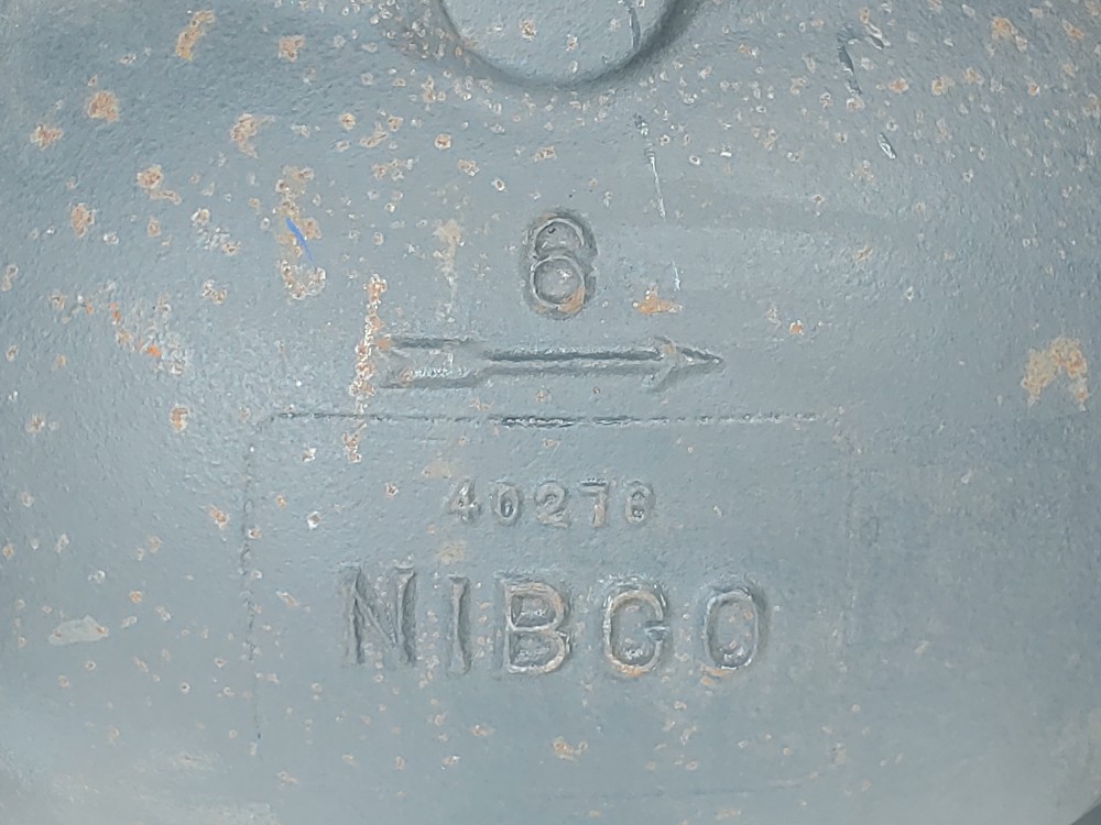 NIBCO 6" Flanged 125 SWP 200 WOG IBBM Globe Valve FIG: F718-B