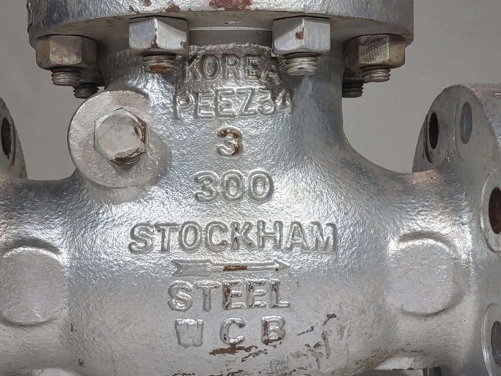 Stockham 3" 300# WCB Swing Check Valve FIG: 30-SF-U-S