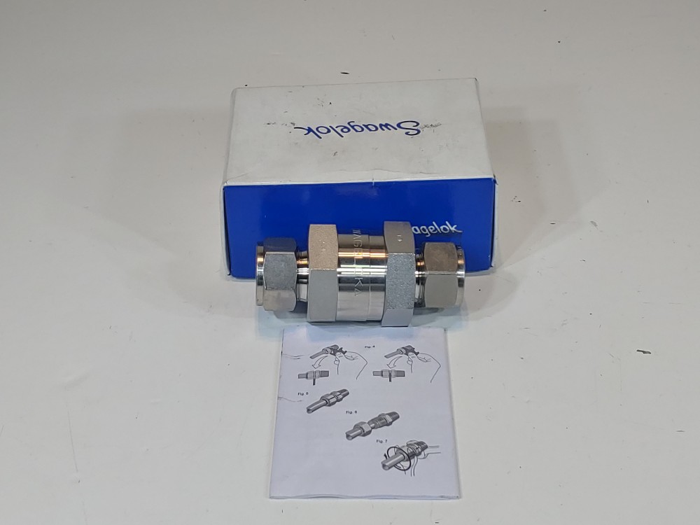 Swagelok SS-CHS12-5 SS Poppet Check Valve 3/4" Tube Fitting