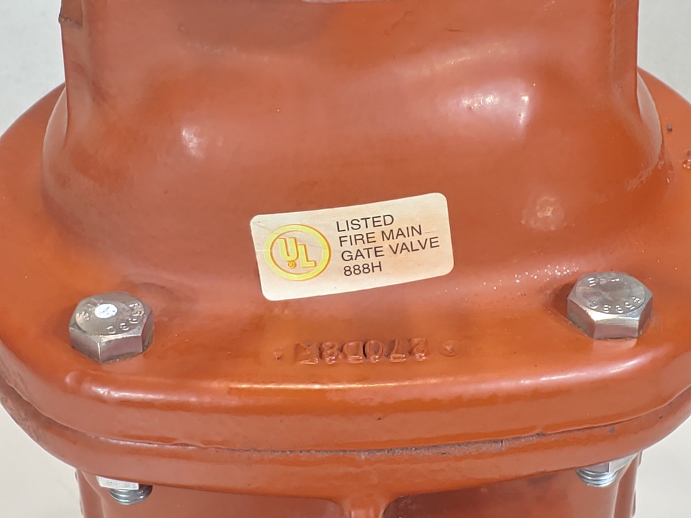 Kennedy KS-FW 4" 200psi Flange X Grooved Fire Main Gate Valve 888H