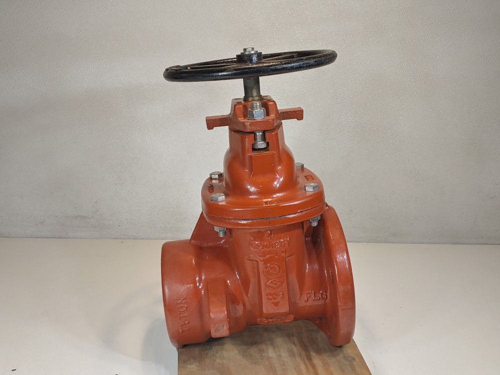 Kennedy KS-FW 4" 200psi Flange X Grooved Fire Main Gate Valve 888H
