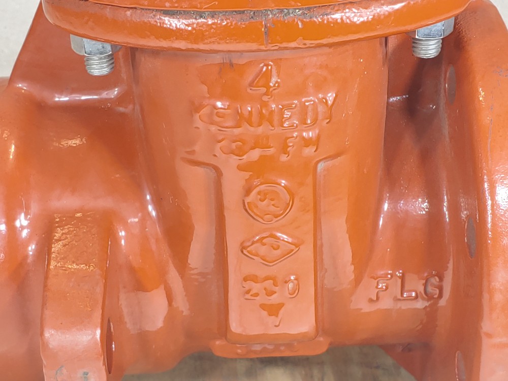 Kennedy KS-FW 4" 200psi Flange X Grooved Fire Main Gate Valve 888H