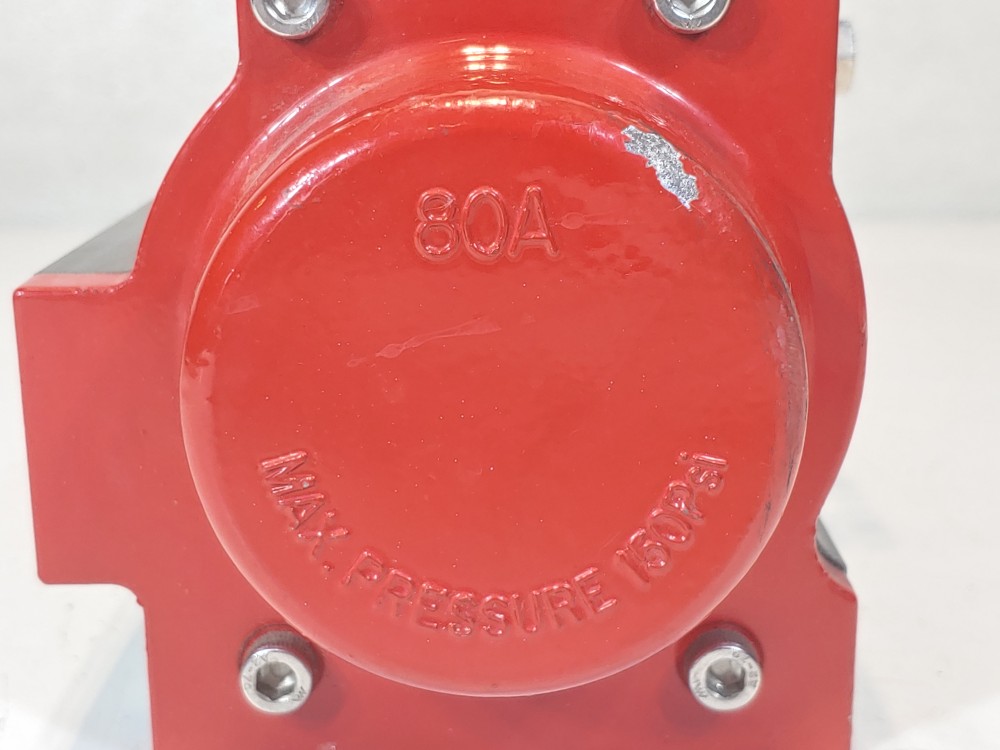 Triac Spring Return Rack & Pinion Actuator ISO Mount w/Double Travel Stop 2R80SR