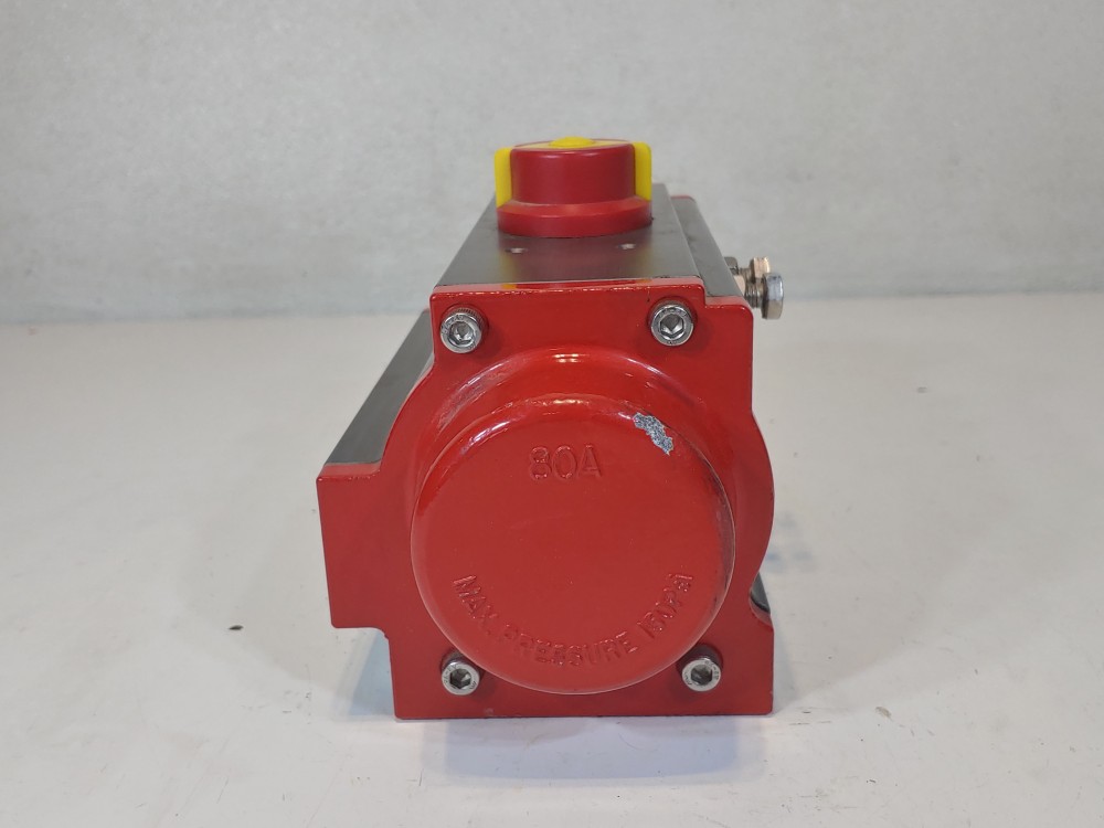 Triac Spring Return Rack & Pinion Actuator ISO Mount w/Double Travel Stop 2R80SR