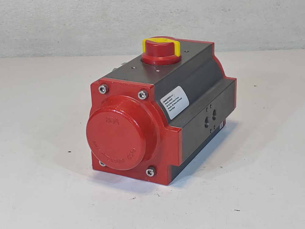 Triac Spring Return Rack & Pinion Actuator ISO Mount w/Double Travel Stop 2R80SR