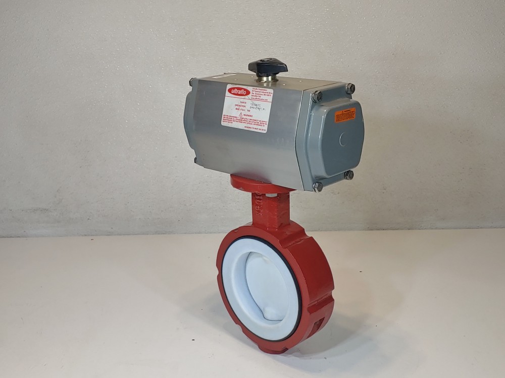 ULTRAFLO Pneumatic Actuator 100-096-FC 4" Butterfly Valve