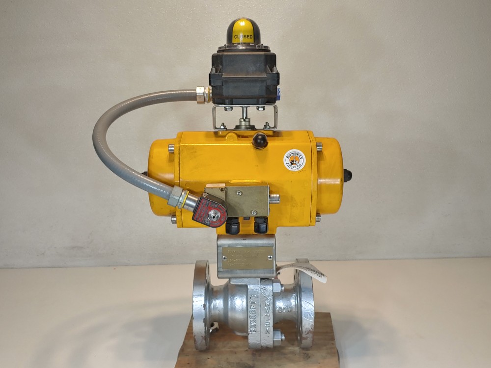 EL-O-MATIC ES0350.U2A02A.27K0 Pneumatic Actuator w/ Velan 2" 300# FP Ball Valve 