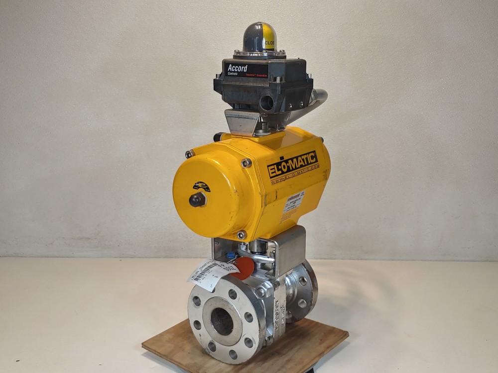EL-O-MATIC ES0350.U2A02A.27K0 Pneumatic Actuator w/ Velan 2" 300# FP Ball Valve 