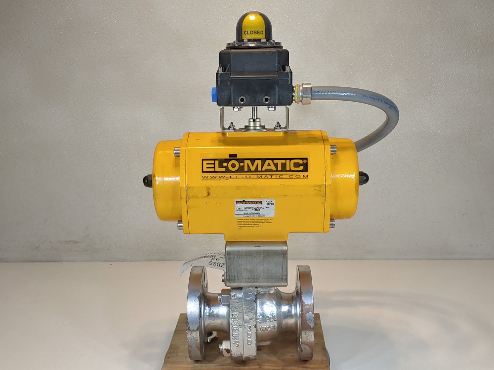 EL-O-MATIC ES0350.U2A02A.27K0 Pneumatic Actuator w/ Velan 2" 300# FP Ball Valve 
